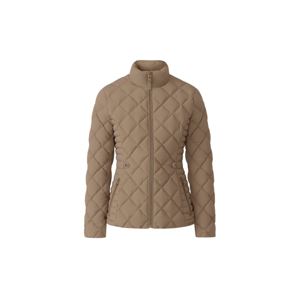 Mackage Vik Diamond Quilted Down Jacket in Truffle Brown