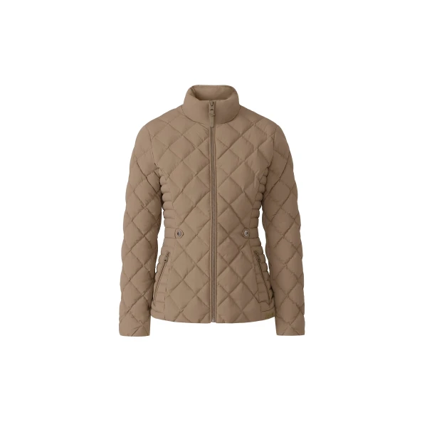 Mackage Vik Diamond Quilted Down Jacket in Truffle Brown