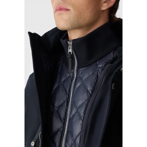 Mackage Werner-Z Quilted Down Parka in Navy