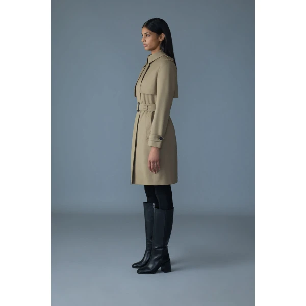 winn-z 2-in-1 classic trench coat light camel