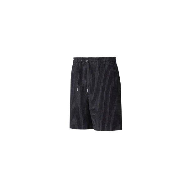 Mackage Zander-K Striped Drawcord Shorts in Navy-Cream