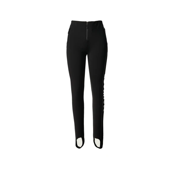 Zavi Bonded Fleece Stirrup Pant in Black