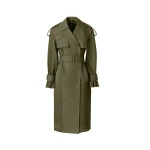 Mackage Zonomi Lightweight Trench Coat in Light Military mackage zonomi lightweight trench coat