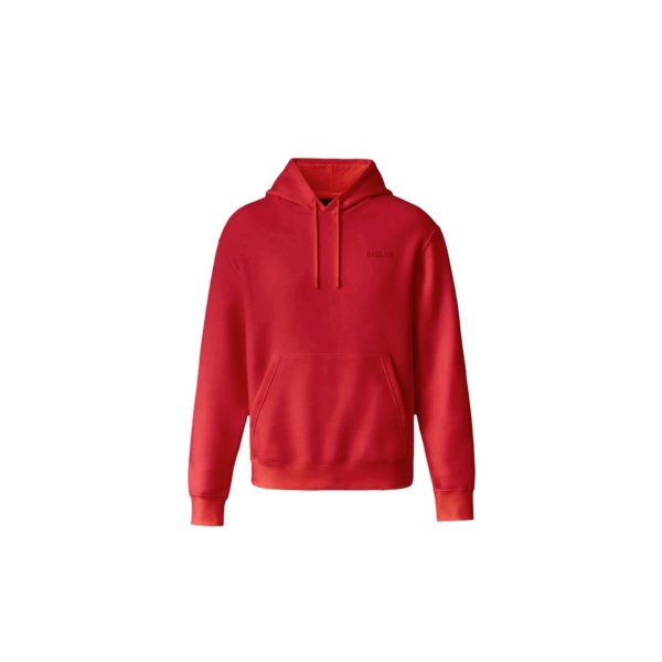 Mackage Zosia Double-Face Jersey Logo Hoodie in Lava