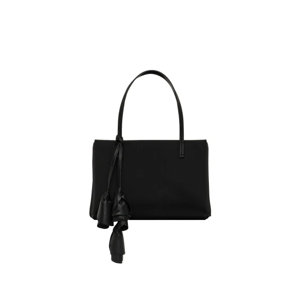 Magda Butrym Barbara bag in black satin