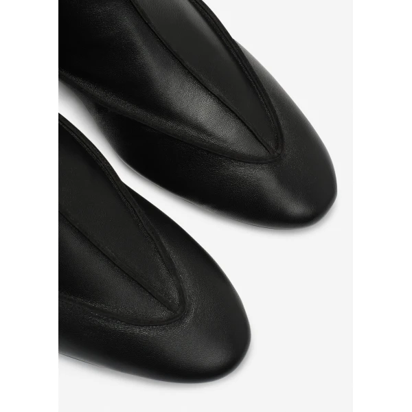 Magda Butrym Leather ankle boots in black, view 4