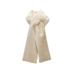 Magda Butrym Long fur scarf in cream