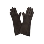 Magda Butrym Mid-length leather gloves in black