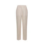 Magda Butrym Straight-leg silk and wool trousers in cream