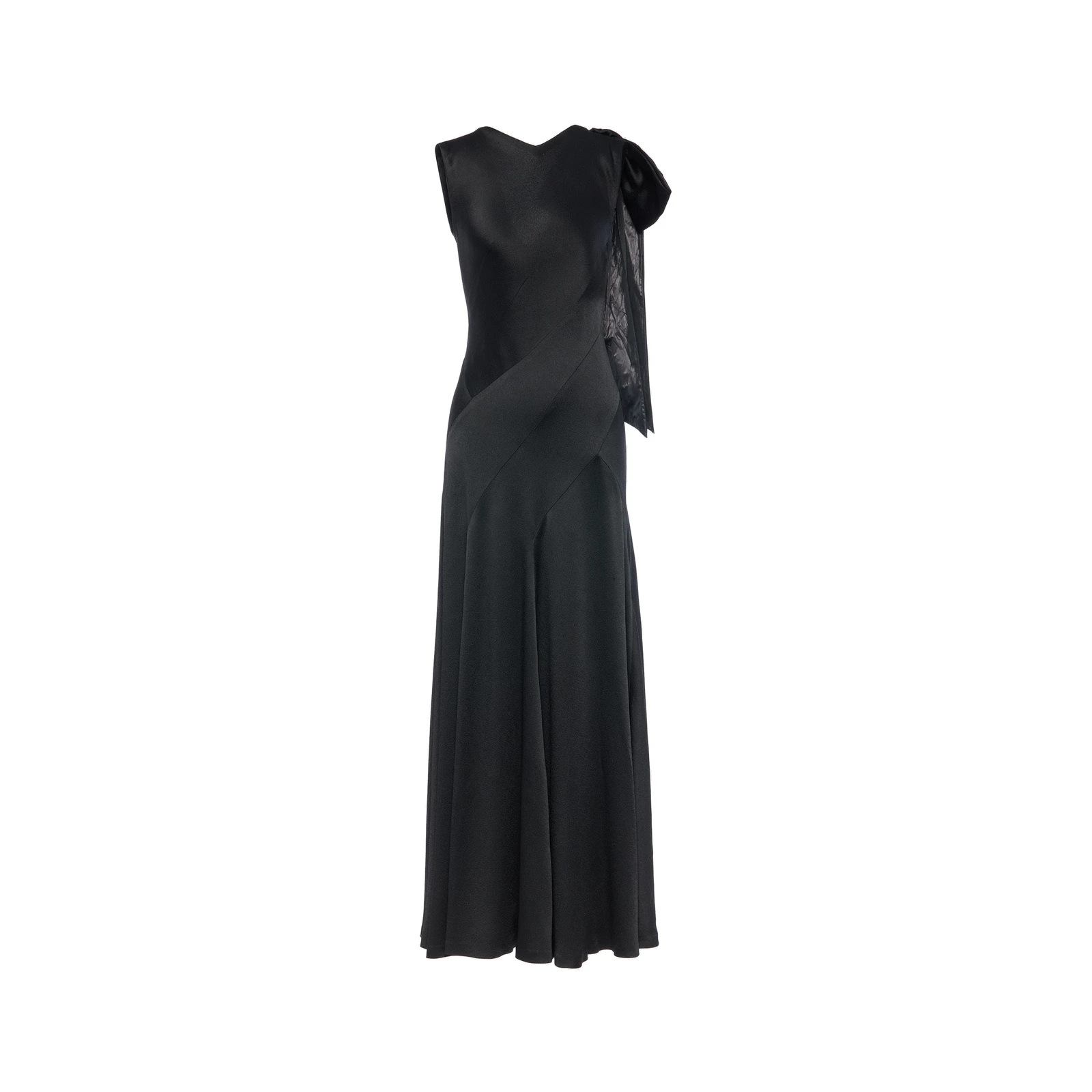 Maison Margiela Bias-Cut Evening Gown in Black Maison Margiela Bias-Cut Evening Gown in Black | Luxury Shoes