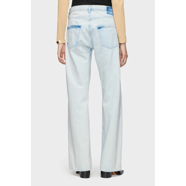 Maison Margiela Bleached Straight-Leg Jeans in Light Indigo | Denim | Luxury Shoes 