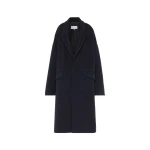 Maison Margiela Cashmere Coat in Dark Blue | Luxury Shoes 