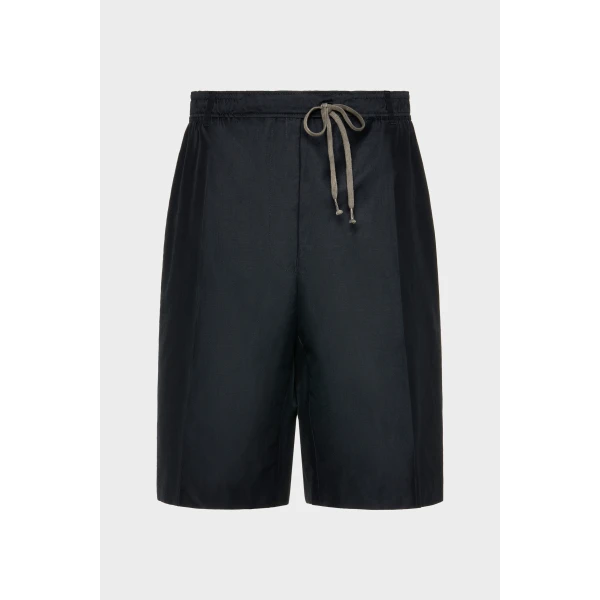 Maison Margiela Cotton Drawstring Shorts in Dark Blue | Shorts | Luxury Shoes 