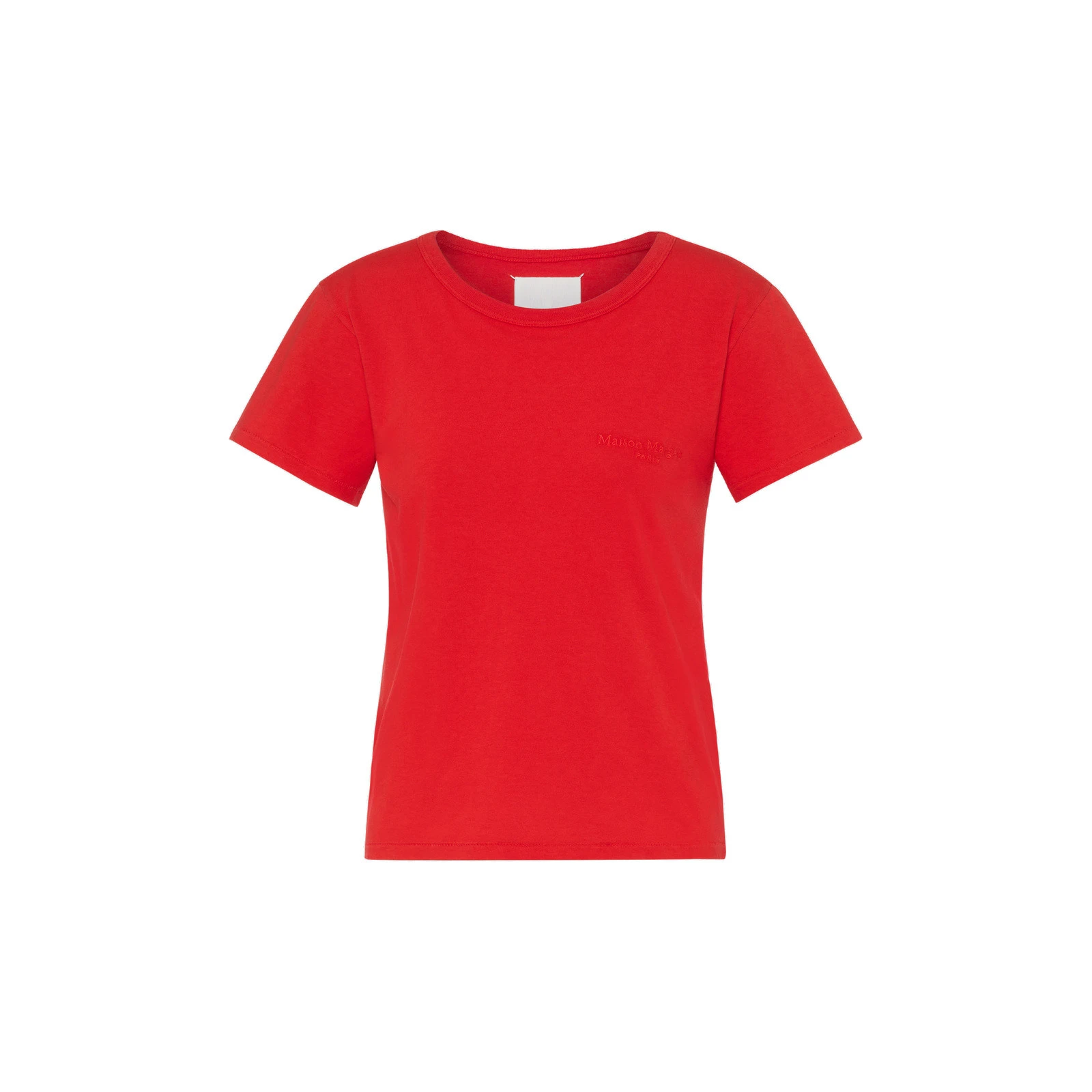 Maison Margiela Cotton Jersey T-Shirt in Red Maison Margiela Cotton Jersey T-Shirt in Red | Luxury Shoes