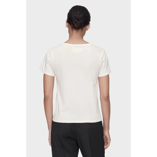 Maison Margiela Cotton Jersey T-Shirt in White | T-shirts | Luxury Shoes 