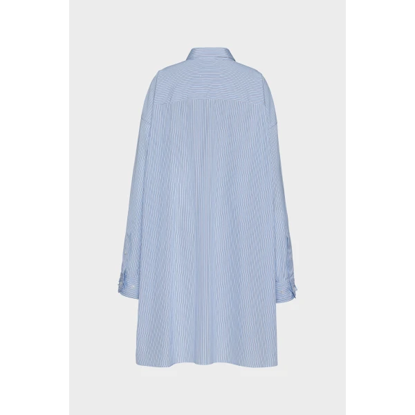 Maison Margiela Cotton Poplin Pinstripe Shirt in White | Shirts | Luxury Shoes 