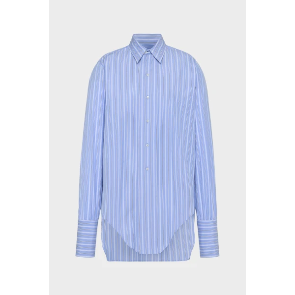 Maison Margiela Cotton Shirt in Black | Shirts | Luxury Shoes 