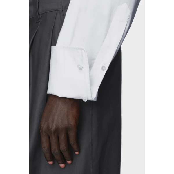 Maison Margiela Cotton Shirt in White | Shirts | Luxury Shoes 