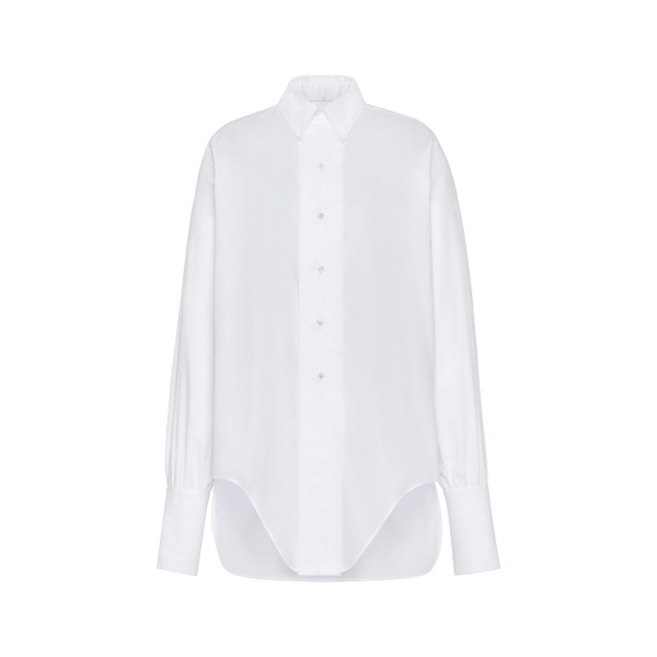 Maison Margiela Cotton Shirt in White | Luxury Shoes 