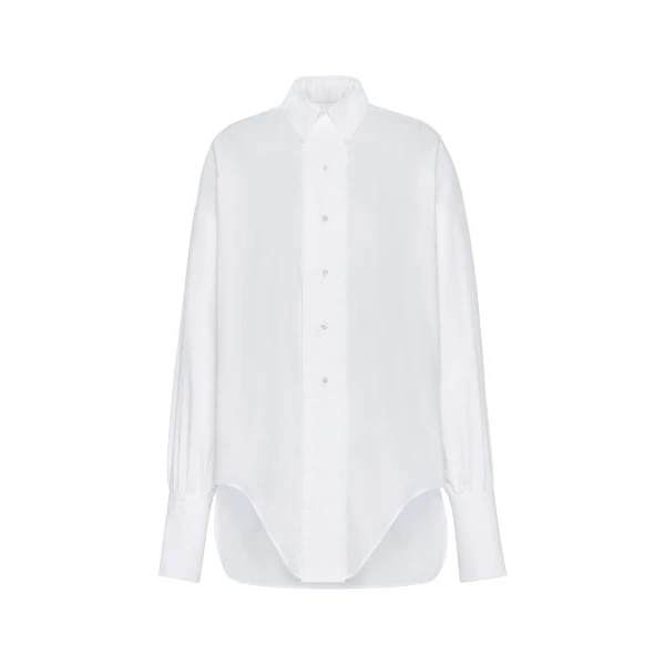 Maison Margiela Cotton Shirt in White | Luxury Shoes 