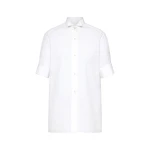 Maison Margiela Cotton Short-Sleeve Shirt in White | Luxury Shoes 