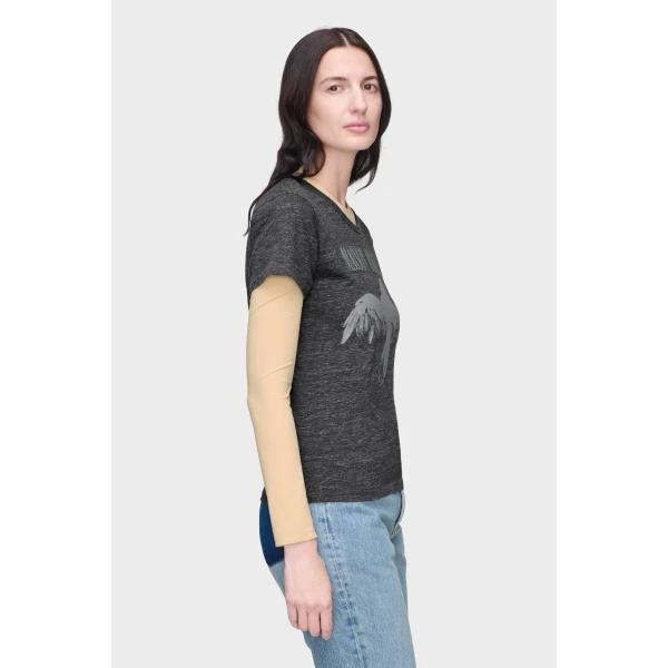 Maison Margiela Cotton T-Shirt in Dark Grey | T-shirts | Luxury Shoes 
