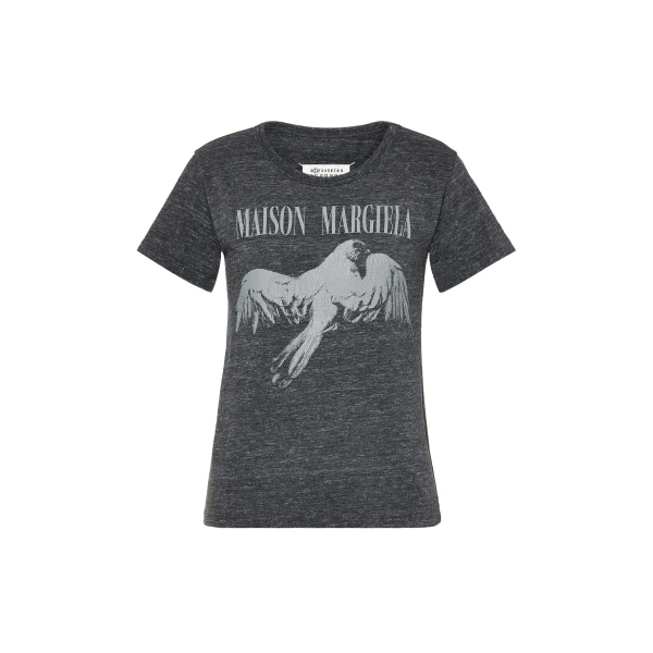 Cotton T-Shirt in Dark Grey