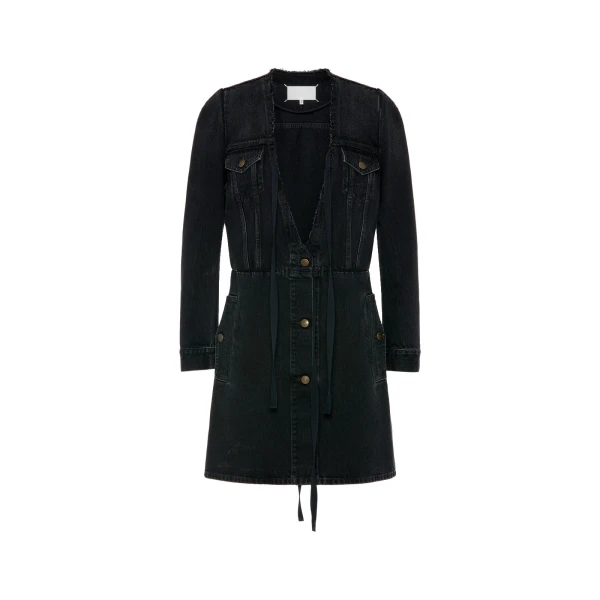Maison Margiela Denim Jacket in Black | Luxury Shoes 