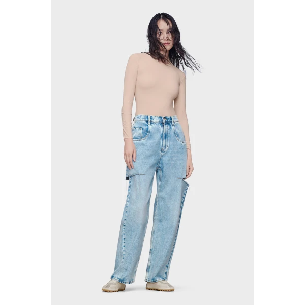 Maison Margiela Denim Jeans with Slash Details in Blue Jeans | Denim | Luxury Shoes 