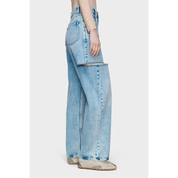 Maison Margiela Denim Jeans with Slash Details in Blue Jeans | Denim | Luxury Shoes 
