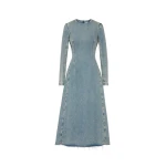 Maison Margiela Denim Midi Dress in Light Blue Maison Margiela Denim Midi Dress in Light Blue | Luxury Shoes