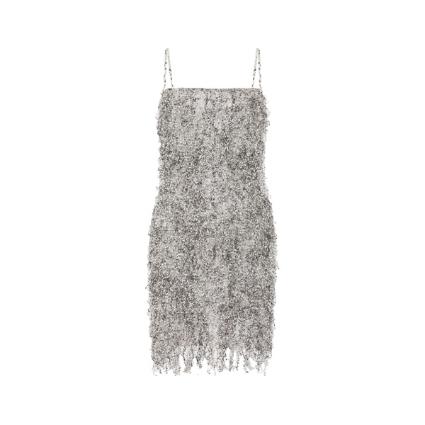 Maison Margiela Dipped Dots Slip Dress in White | Luxury Shoes 