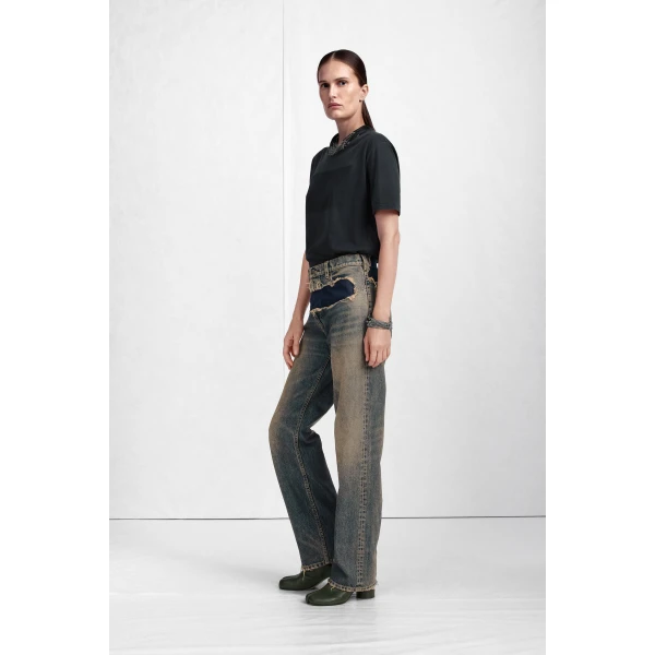 Maison Margiela Distressed Jeans in Blue | Denim | Luxury Shoes 