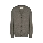 Maison Margiela Elbow Patch Cardigan in Grey Maison Margiela Elbow Patch Cardigan in Grey | Luxury Shoes