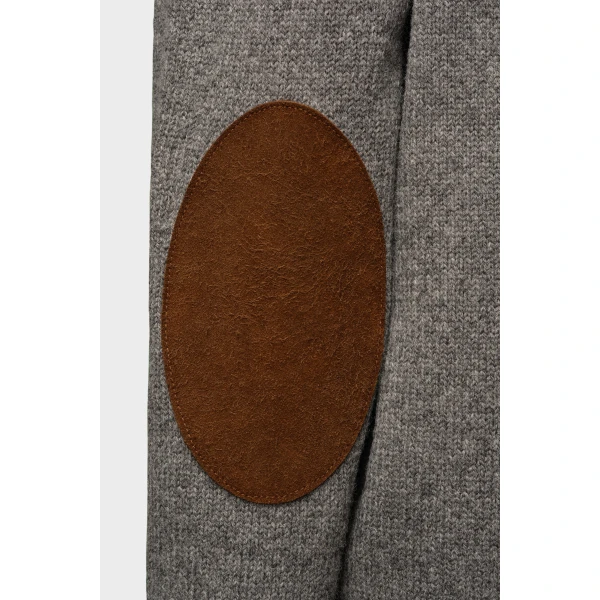 Maison Margiela Elbow Patch Cardigan in Grey | Cardigan | Luxury Shoes 