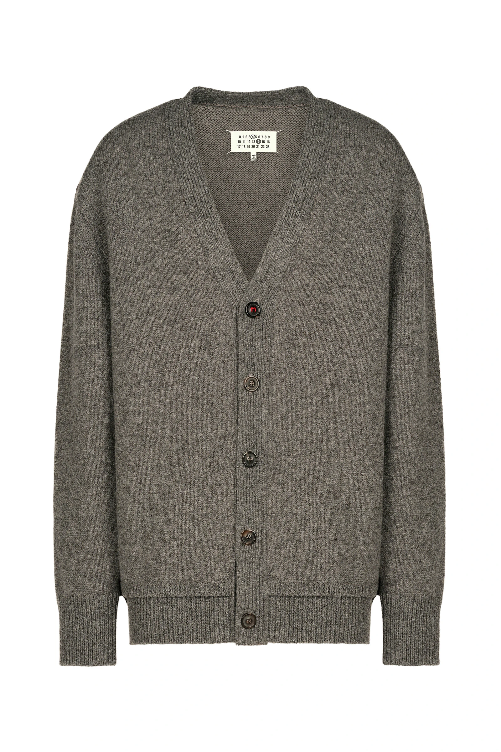 Maison Margiela Elbow Patch Cardigan in Grey Maison Margiela Elbow Patch Cardigan in Grey | Luxury Shoes