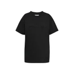 Maison Margiela Embroidered Logo T-Shirt in Black | Luxury Shoes 
