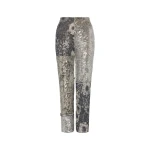 Maison Margiela Floral Sequin Patchwork Trousers in Multicolour | Luxury Shoes 