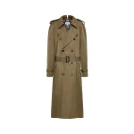 Maison Margiela Folded Collar Cotton Trench Coat in Military Green Maison Margiela Folded Collar Cotton Trench Coat in Military Green | Luxury Shoes
