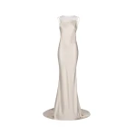 Maison Margiela Hammered Satin Gown in Ivory Maison Margiela Hammered Satin Gown in Ivory | Luxury Shoes