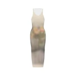 Maison Margiela Knit Maxi Dress in Ecru | Luxury Shoes 