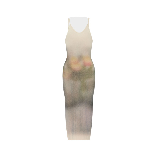 Maison Margiela Knit Maxi Dress in Ecru | Luxury Shoes 
