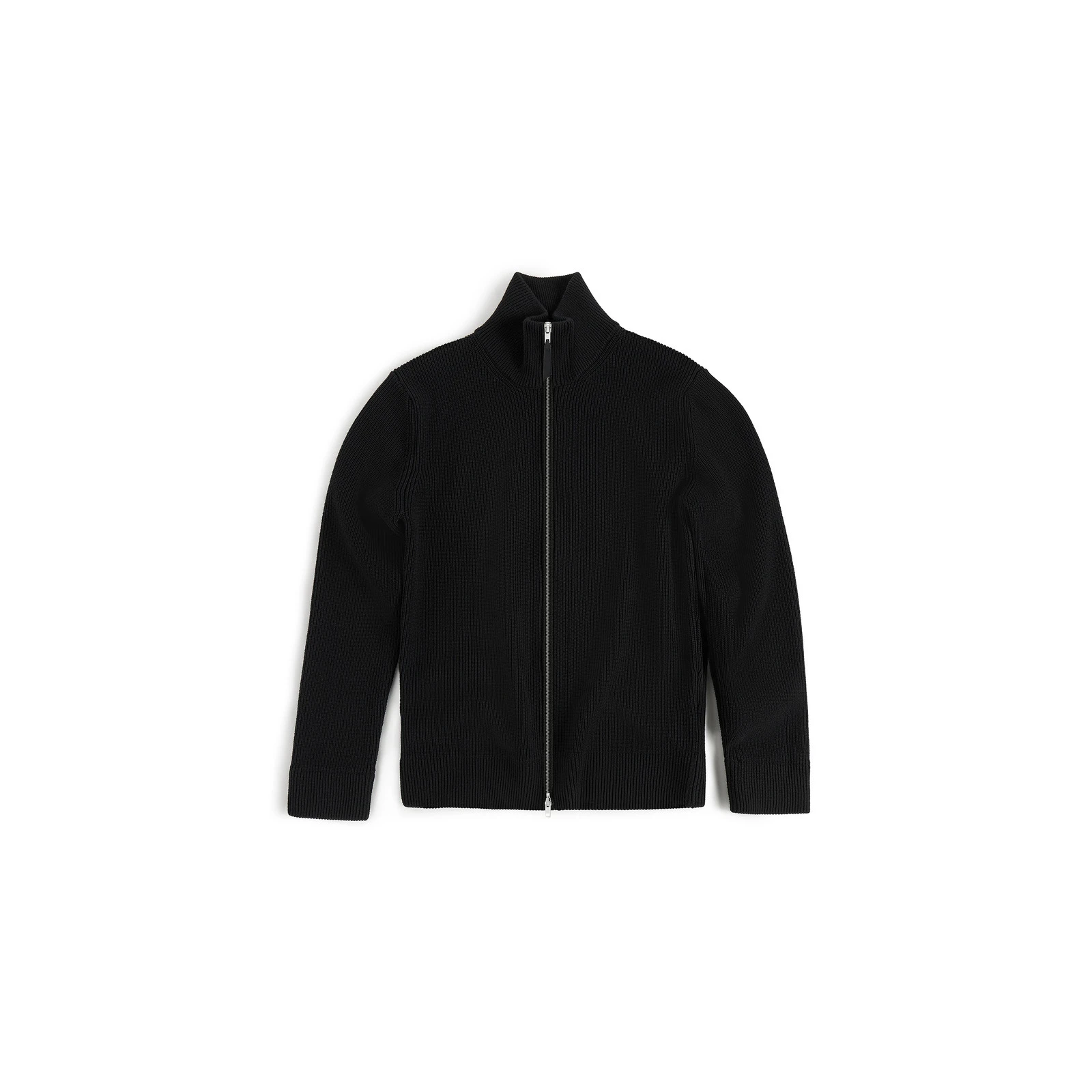 Maison Margiela Knit Zip-Up Cardigan in Black Maison Margiela Knit Zip-Up Cardigan in Black | Luxury Shoes