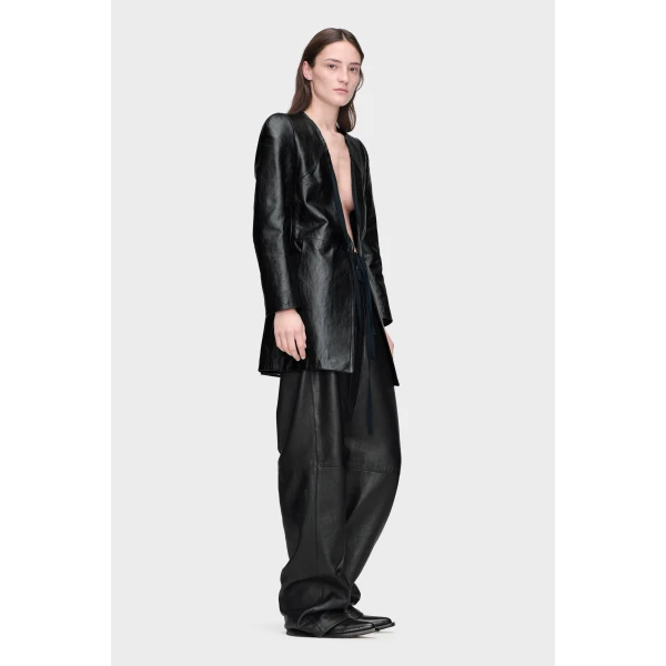 Maison Margiela Leather Jacket in Black | Leather Jackets | Luxury Shoes 