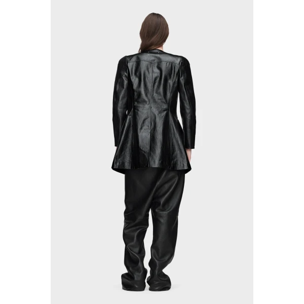 Maison Margiela Leather Jacket in Black | Leather Jackets | Luxury Shoes 