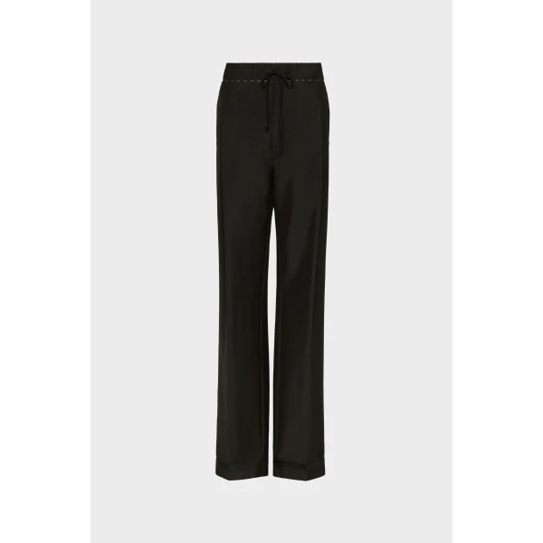 Maison Margiela Mohair Trousers in Black | Pants | Luxury Shoes 