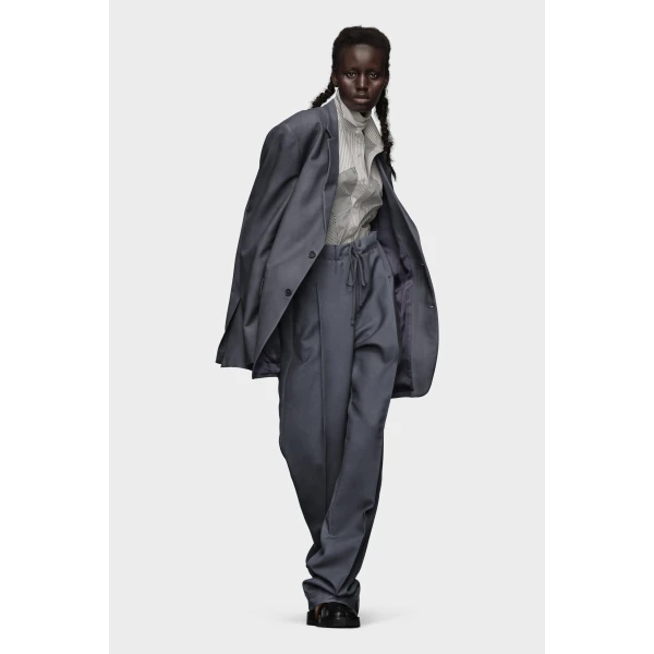 Maison Margiela Mohair Wool Suit Jacket in Dark Avion | Blazers | Luxury Shoes 