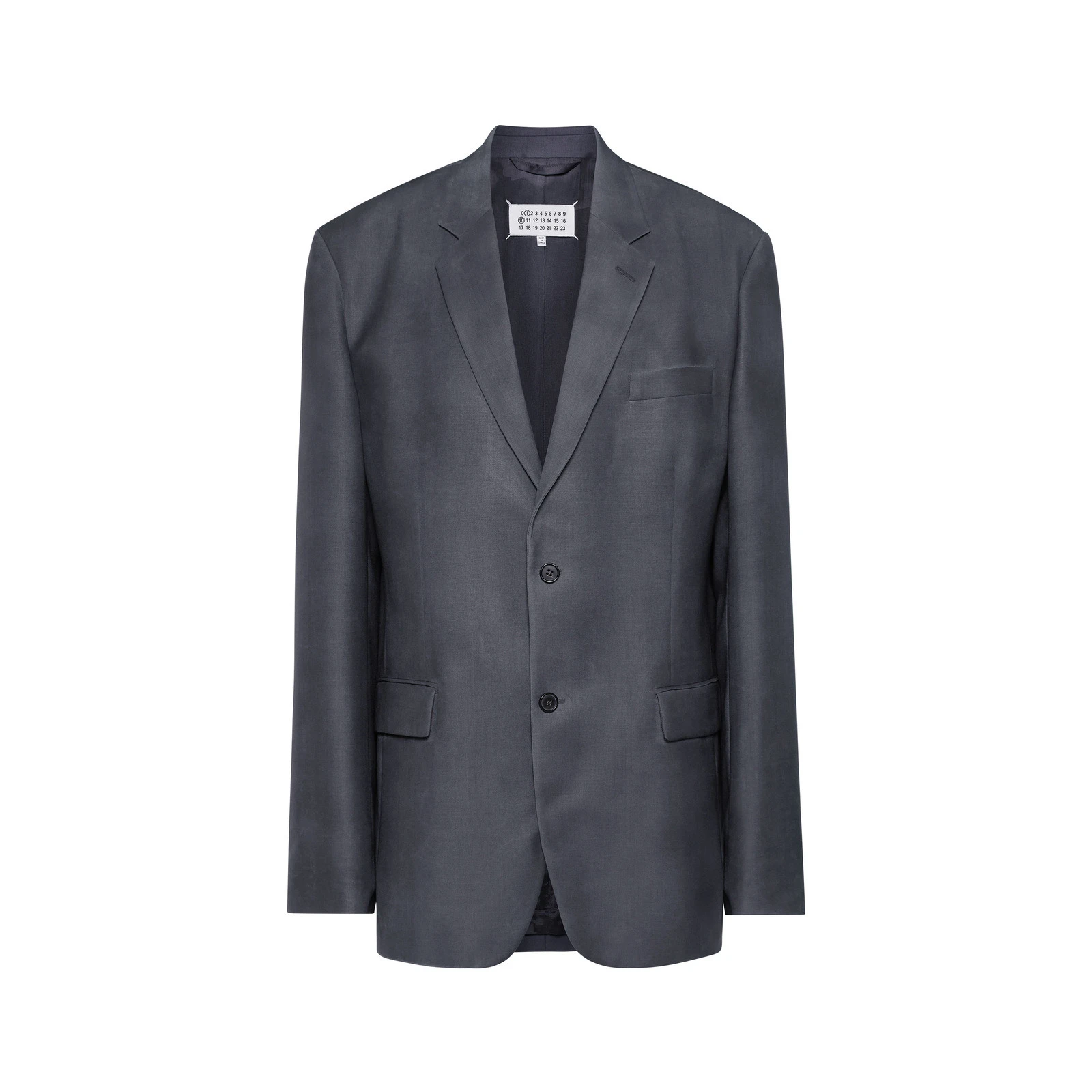 Maison Margiela Mohair Wool Suit Jacket in Dark Avion Maison Margiela Mohair Wool Suit Jacket in Dark Avion | Luxury Shoes