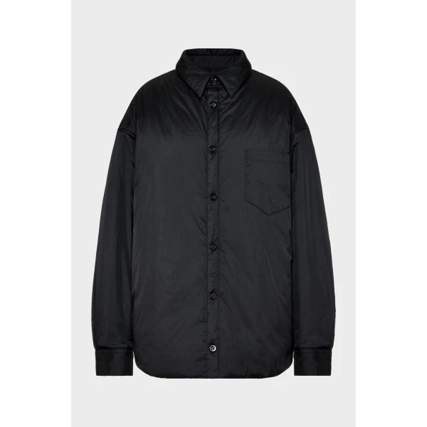 Maison Margiela Padded Shirt Jacket in Black | Jackets | Luxury Shoes 