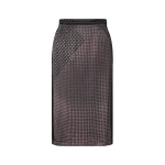 Maison Margiela Paisley Print Midi Skirt in Black | Luxury Shoes 